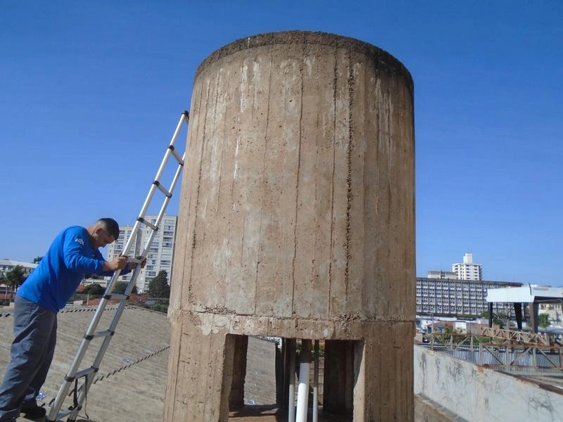 Limpeza caixa d'agua condomínio